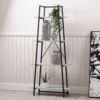 4-Tier Black And Grey Display Unit - 170cm