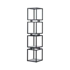 4-Tier Square Black Display Unit -Dining Tables Sales 4 tier square black display unit p82053 166983 zoom