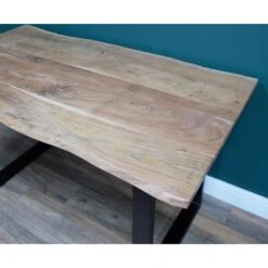 Acacia Wood Large Living Edge Dining Table -Dining Tables Sales acacia wood large living edge dining table p77287 127758 zoom