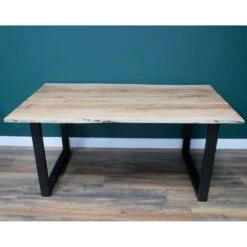 Acacia Wood Large Living Edge Dining Table -Dining Tables Sales acacia wood large living edge dining table p77287 127760 zoom