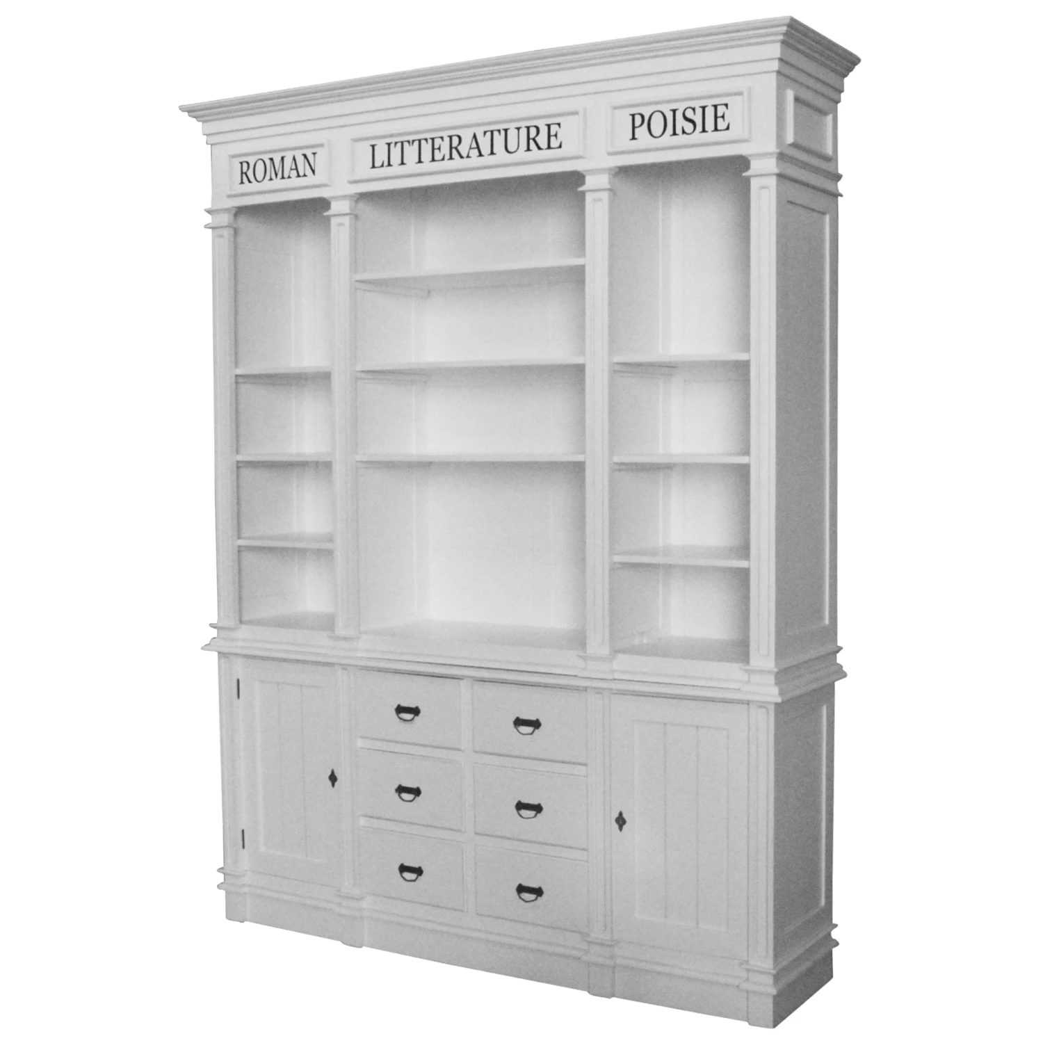 Antique French Style Bookcase 2 Antique French Style Bookcase - Image 2