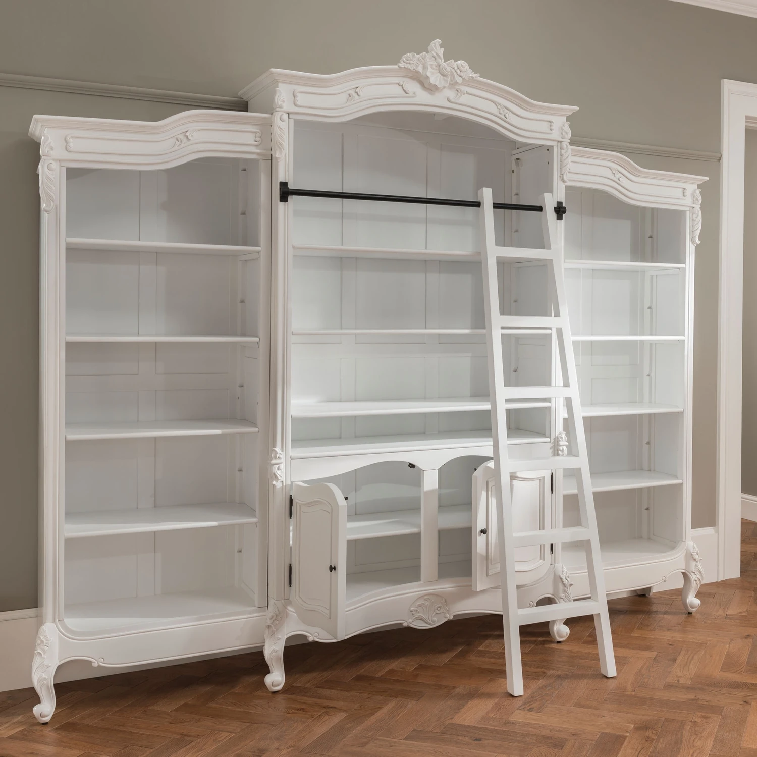 Antique French Style Bookcase 4 Antique French Style Bookcase - Image 4