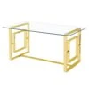 Apex Gold Metal Dining Table