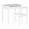 Aries White Kids Desk And Chair