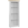 Arlington 4 Tier White Bookcase