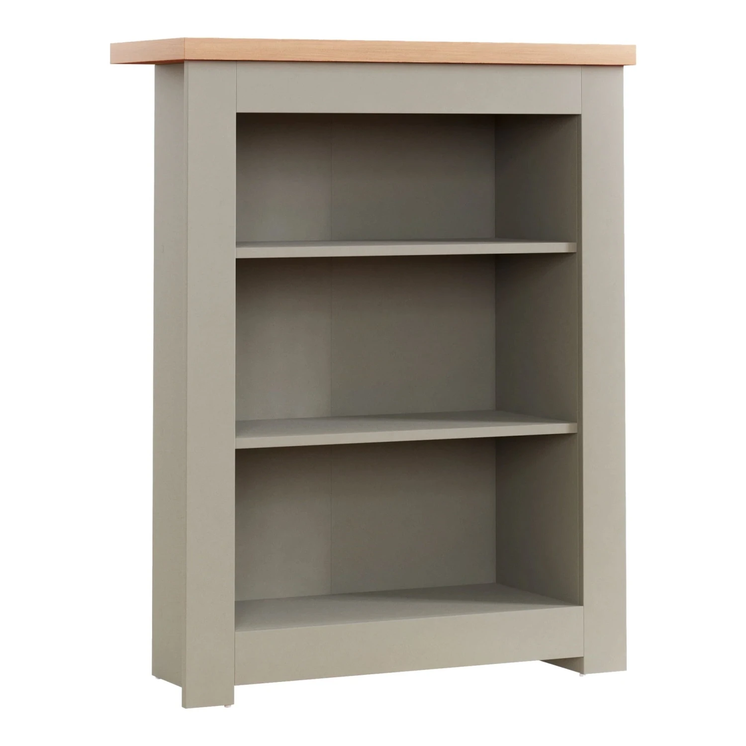 Arlington Grey 3 Tier Bookcase 1 Arlington Grey 3 Tier Bookcase