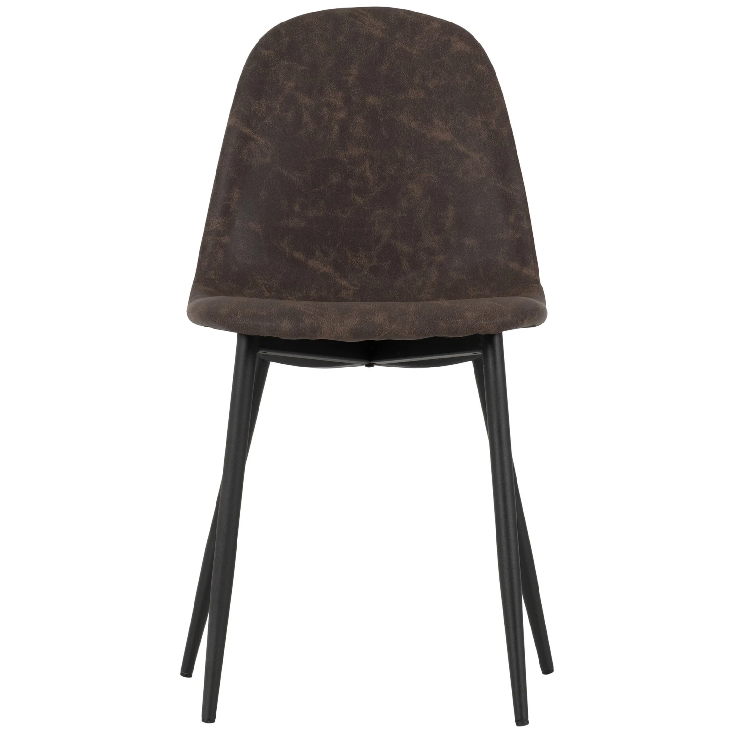 Athens Rectangular Dining Set With Brown Faux Leather Chairs 2 Athens Rectangular Dining Set With Brown Faux Leather Chairs - Image 2