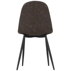 Athens Rectangular Dining Set With Brown Faux Leather Chairs 12 Athens Rectangular Dining Set With Brown Faux Leather Chairs -Dining Tables Sales athens rectangular dining set with brown faux leather chairs p76540 123718 zoom