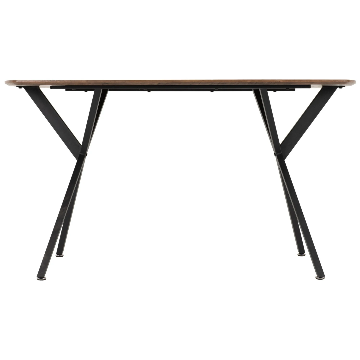 Athens Rectangular Dining Set With Brown Faux Leather Chairs 8 Athens Rectangular Dining Set With Brown Faux Leather Chairs - Image 8