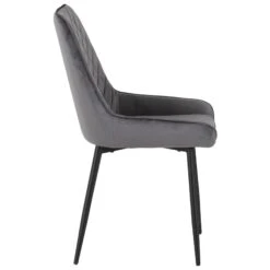 Athens Rectangular Dining Set With Grey Velvet Avery Chairs -Dining Tables Sales athens rectangular dining set with grey velvet avery chairs p76549 123783 zoom