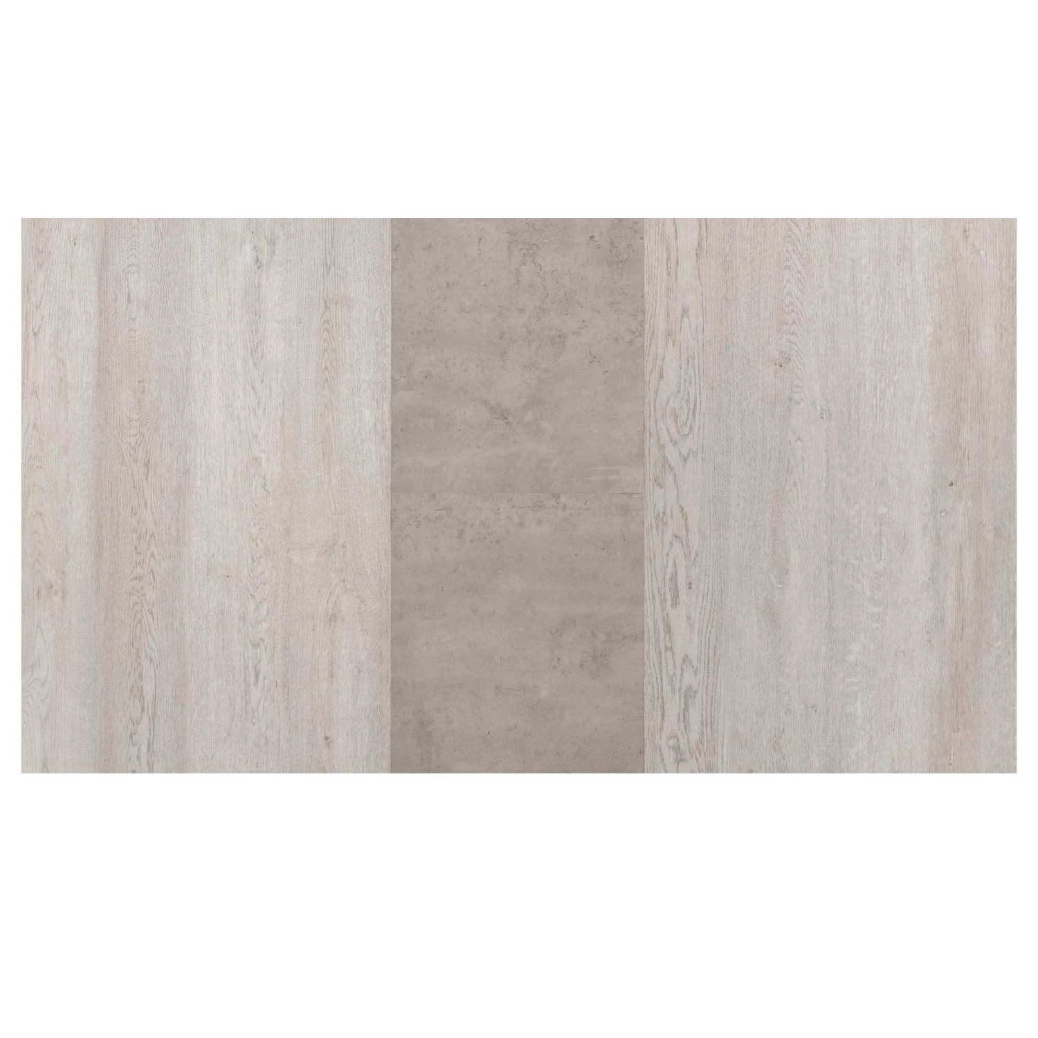 Avery Concrete & Grey Oak Extending Dining Table 6 Avery Concrete & Grey Oak Extending Dining Table - Image 6