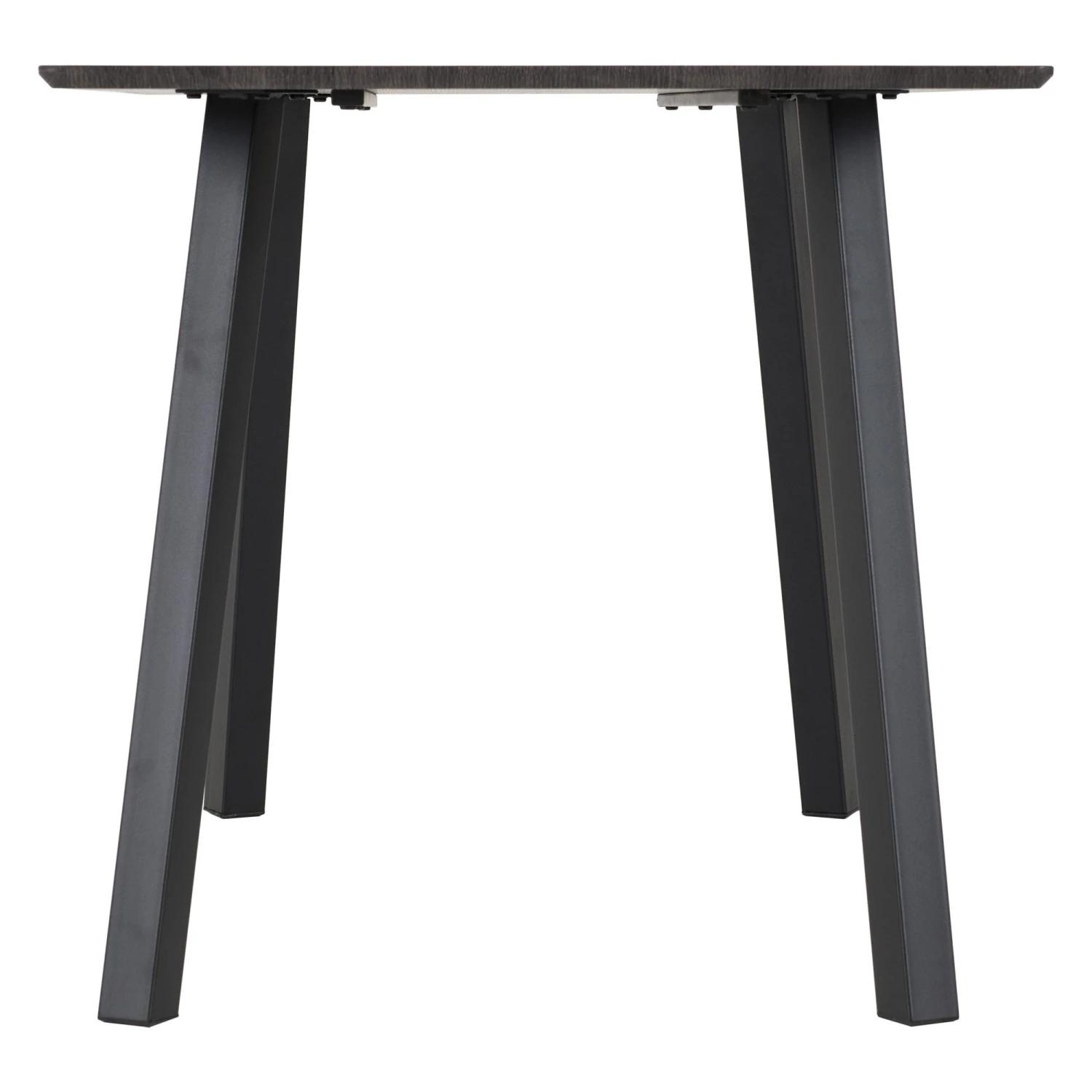 Berlin Black Wood Grain Dining Set With Grey Avery Chairs 4 Berlin Black Wood Grain Dining Set With Grey Avery Chairs - Image 4