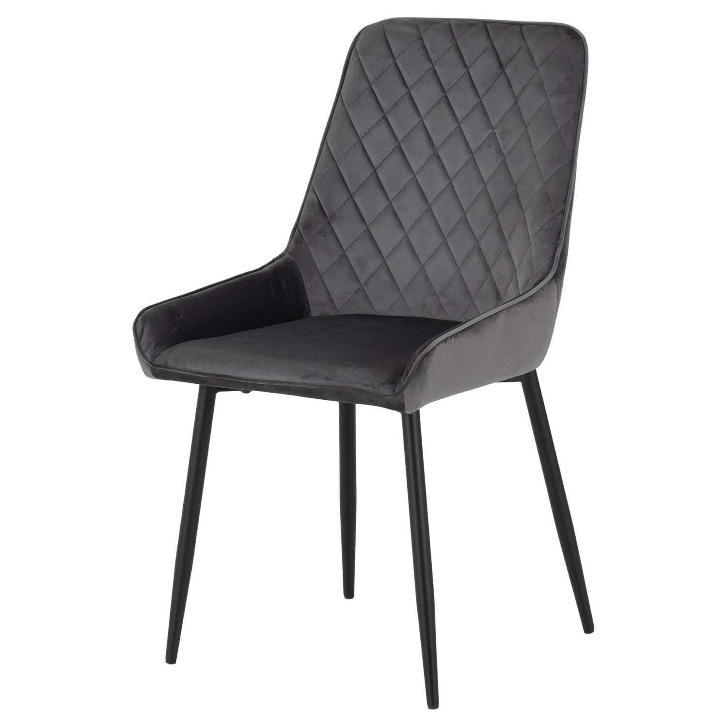 Berlin Black Wood Grain Dining Set With Grey Avery Chairs 7 Berlin Black Wood Grain Dining Set With Grey Avery Chairs - Image 7