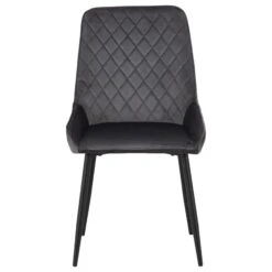 Berlin Black Wood Grain Dining Set With Grey Avery Chairs 15 Berlin Black Wood Grain Dining Set With Grey Avery Chairs -Dining Tables Sales berlin black wood grain dining set with grey avery chairs p76619 124289 zoom