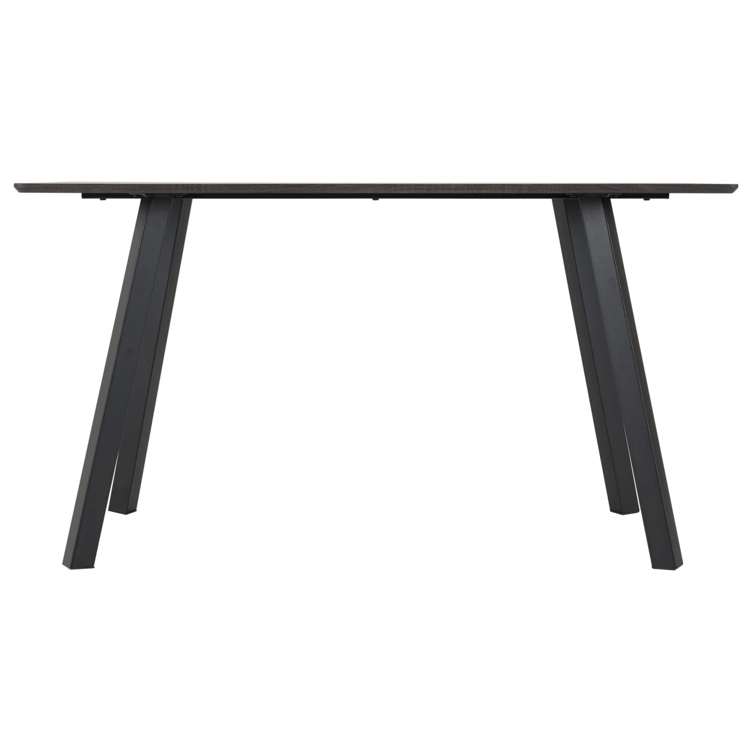 Berlin Black Wood Grain Dining Set With Grey Lukas Chairs 3 Berlin Black Wood Grain Dining Set With Grey Lukas Chairs - Image 3