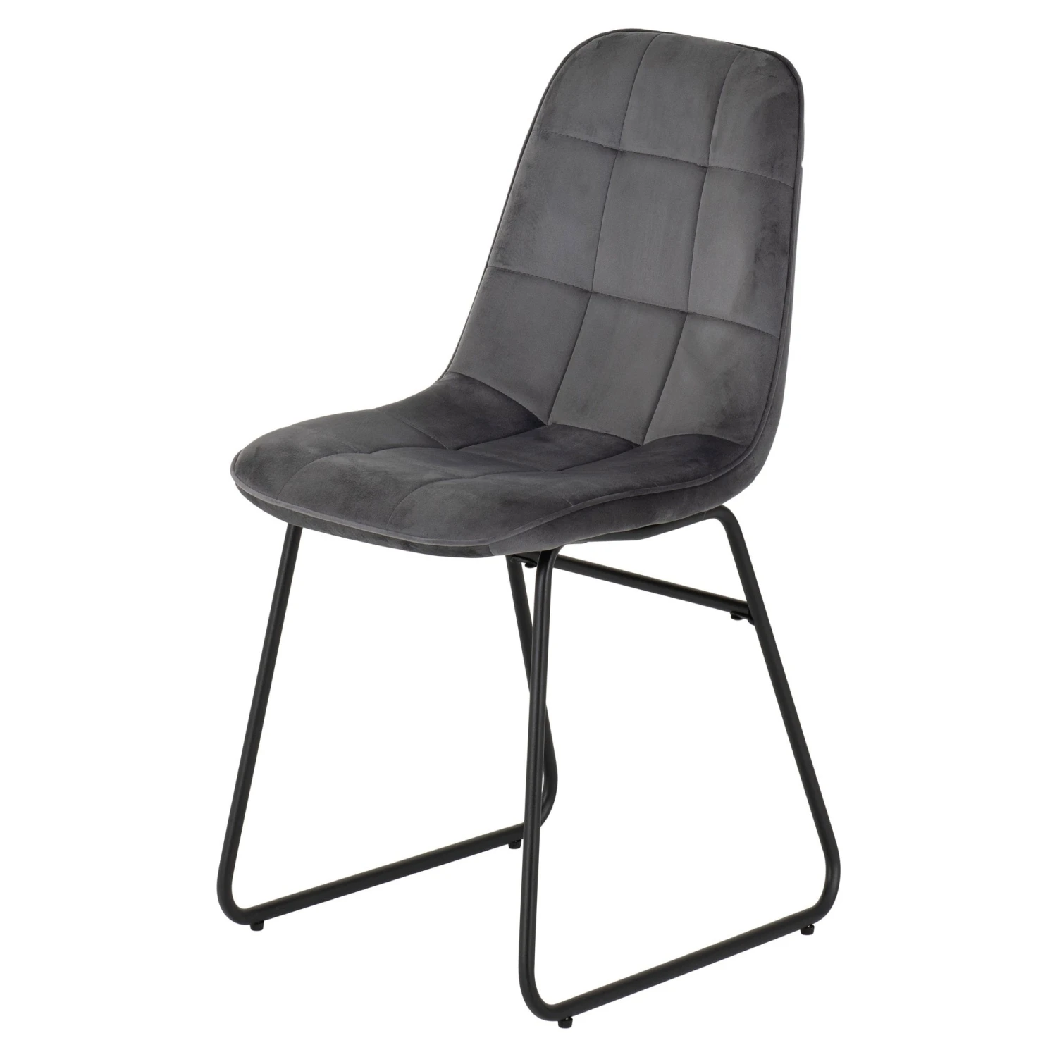 Berlin Black Wood Grain Dining Set With Grey Lukas Chairs 7 Berlin Black Wood Grain Dining Set With Grey Lukas Chairs - Image 7