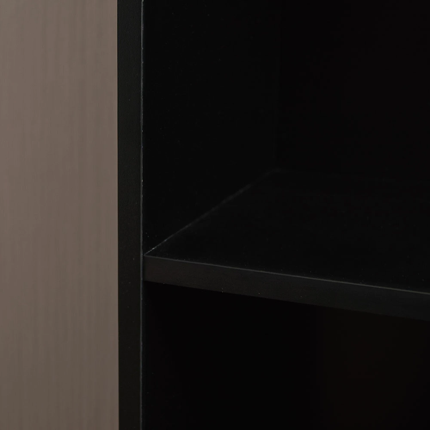 Black 3 Tier Bookcase 7 Black 3 Tier Bookcase - Image 7