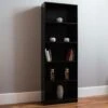 Black 5 Tier Bookcase