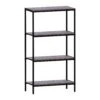 Brooklyn Dark Wood 4 Tier Bookcase