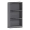 Cambridge 3 Tier Medium Grey Bookcase
