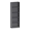 Cambridge 5 Tier Extra Large Grey Bookcase