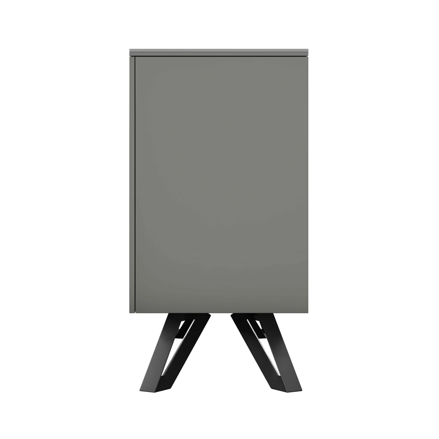 Carsyn Grey Matt Dark Grey Large Sideboard With LED 4 Carsyn Grey Matt Dark Grey Large Sideboard With LED - Image 4