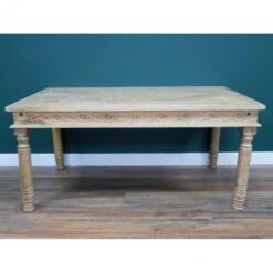 Carved Wooden Dining Table