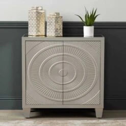 Cirque Champagne 2 Door Cabinet