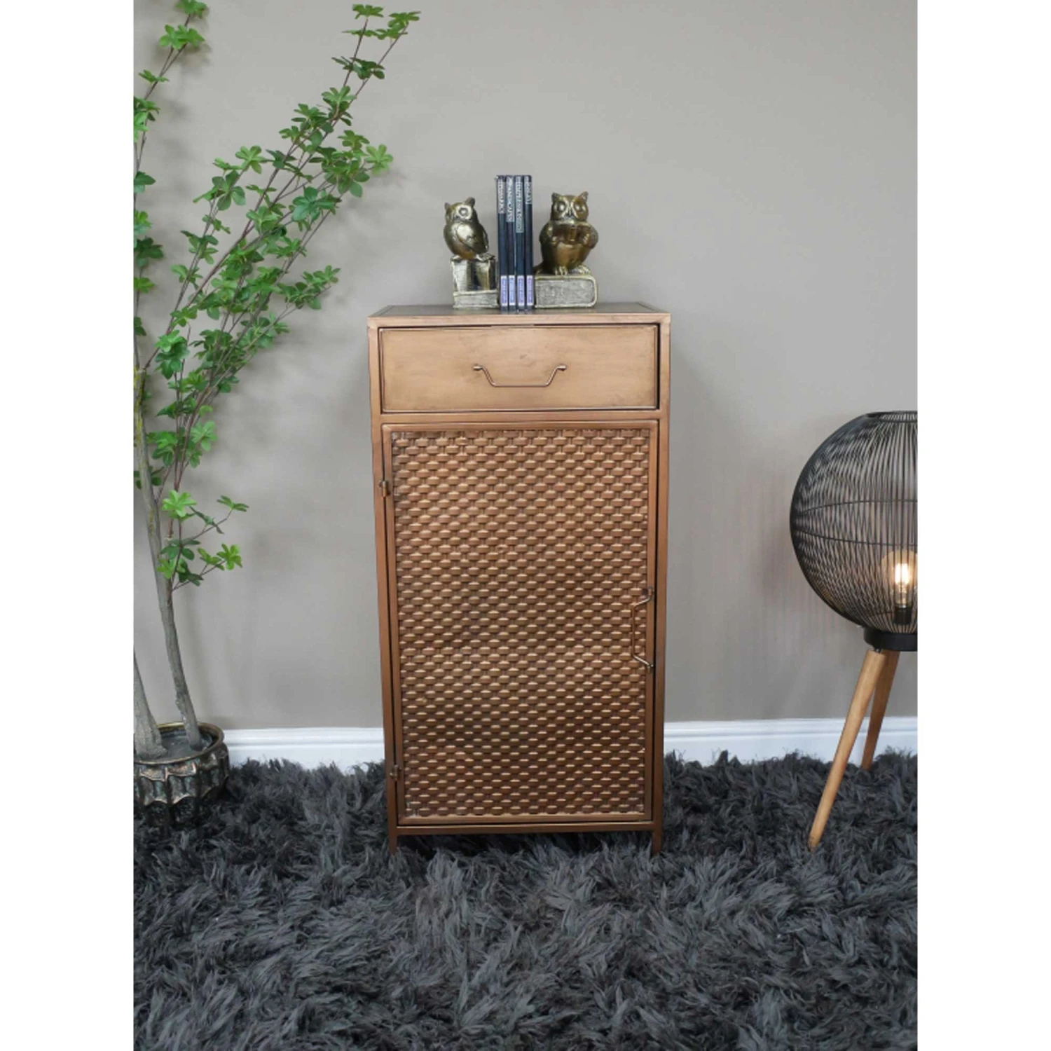 Copper Metal Storage Cabinet 4 Copper Metal Storage Cabinet - Image 4