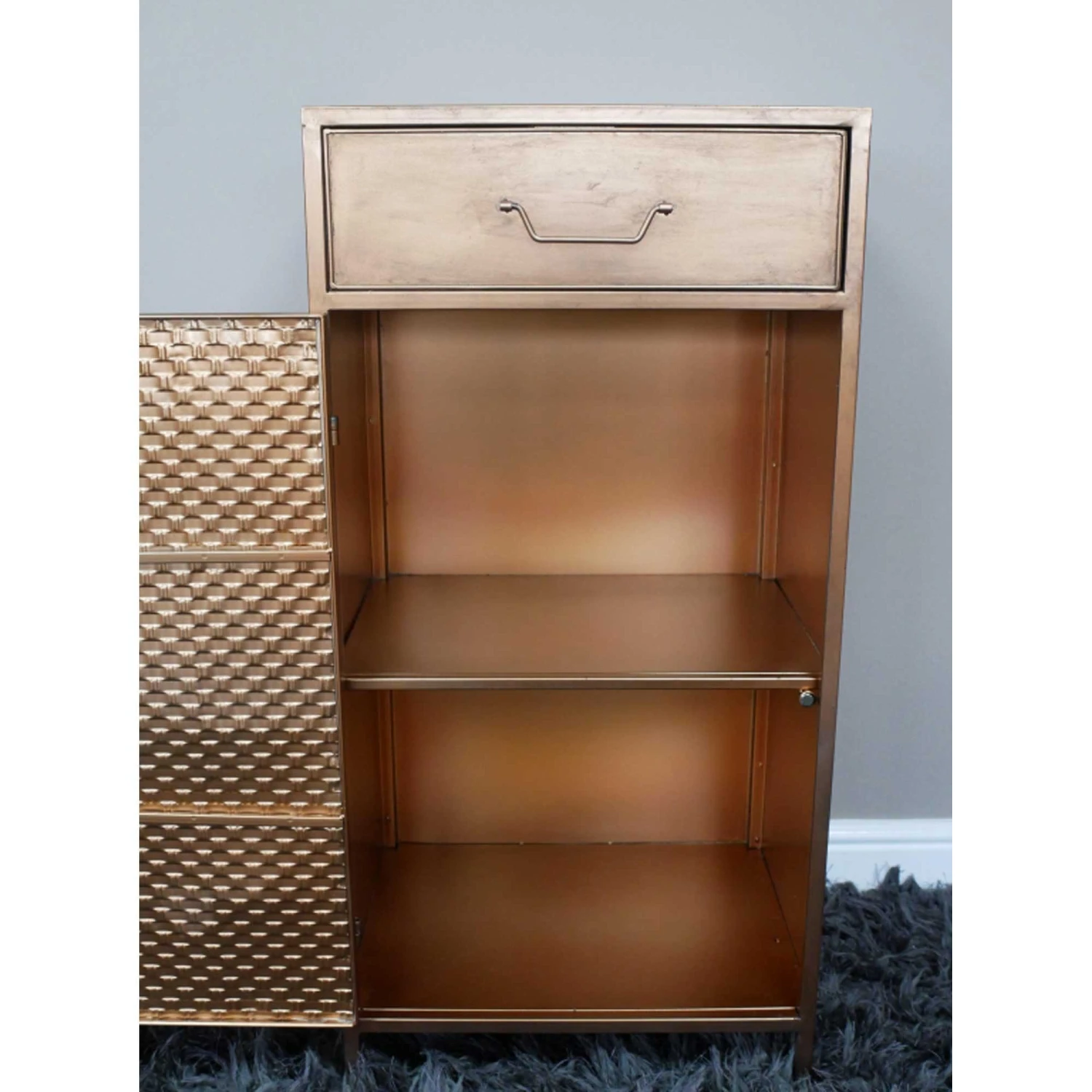 Copper Metal Storage Cabinet 7 Copper Metal Storage Cabinet - Image 7