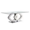 Donique 2.0m Diamond Shaped Chrome Base Table