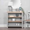 Eastbury Grey Small Wide Bookcase
