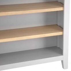 Eastbury Grey Small Wide Bookcase -Dining Tables Sales eastbury grey small wide bookcase p81581 164944 zoom