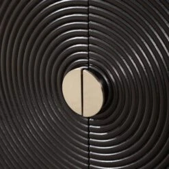 Elon 4 Door Black Sideboard With Smoked Mirror Top -Dining Tables Sales elon 4 door black sideboard with smoked mirror top p81310 178708 zoom