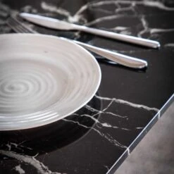 Evans Black & Gold Dining Table -Dining Tables Sales evans black gold dining table p82637 168978 zoom