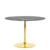 Fielding Faux Black Marble Dining Table