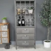 Grey Display Cabinet