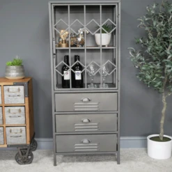 Grey Display Cabinet 9 Grey Display Cabinet -Dining Tables Sales grey display cabinet p72713 110917 zoom