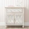 Hampton Beach 1 Drawer 2 Door Natural Cabinet
