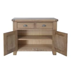 Hampton Oak 2 Door Sideboard -Dining Tables Sales hampton oak 2 door sideboard p75326 116427 zoom