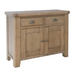 Hampton Oak 2 Door Sideboard -Dining Tables Sales hampton oak 2 door sideboard p75326 116428 zoom