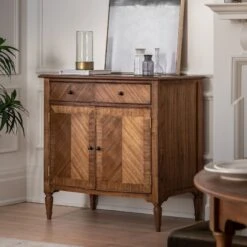 Highgrove Peroba 2 Door/1 Drawer Sideboard 100 X 95 X 45 Cm