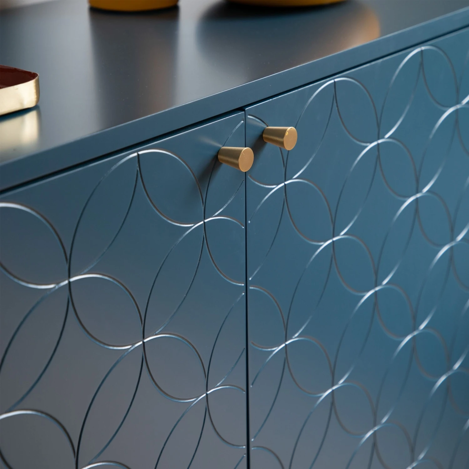 Holbrook Blue 2 Door Cabinet 2 Holbrook Blue 2 Door Cabinet - Image 2