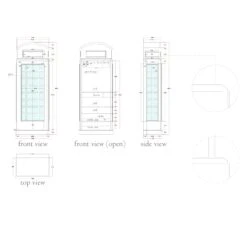 Home Bar, White Telephone Box Display Cabinet 5 Home Bar, White Telephone Box Display Cabinet -Dining Tables Sales home bar white telephone box display cabinet p71992 108150 zoom