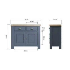 Hopton Blue 2 Door Sideboard -Dining Tables Sales hopton blue 2 door sideboard p75234 116083 zoom
