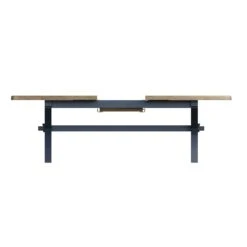 Hopton Blue 2m Cross Leg Dining Table -Dining Tables Sales hopton blue 2m cross leg dining table p75225 116054 zoom