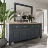 Hopton Blue 4 Door Sideboard