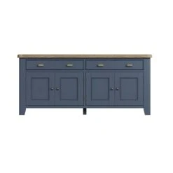 Hopton Blue 4 Door Sideboard -Dining Tables Sales hopton blue 4 door sideboard p75238 116098 zoom