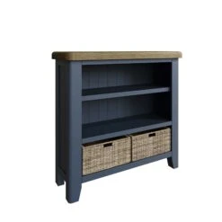 Hopton Blue Small Bookcase