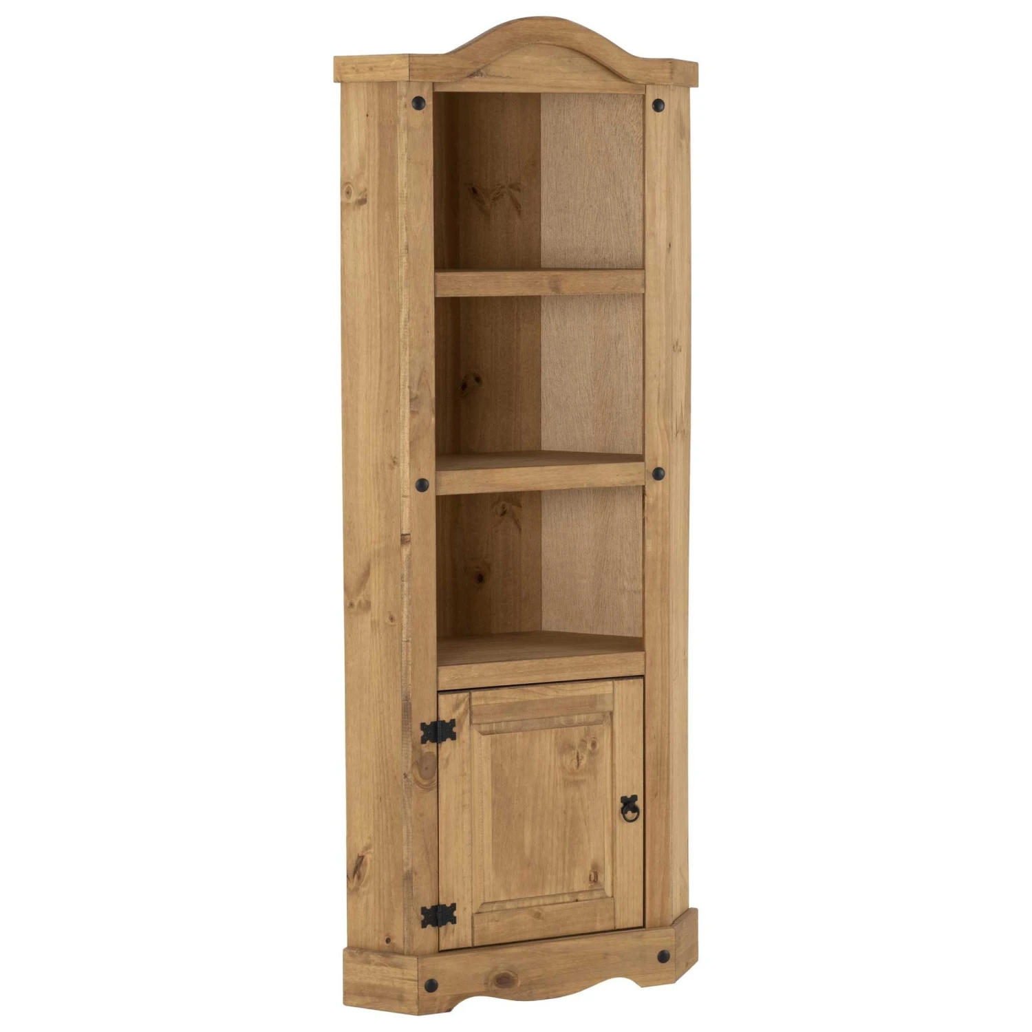 Huxley Distressed Waxed Pine Corner Unit 1 Huxley Distressed Waxed Pine Corner Unit